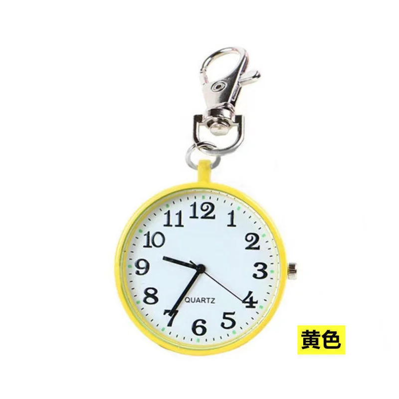 امتحان كوارتز ساعة جيب مقاومة للماء عدد كبير واضح مضيئة ساعة المفاتيح ساعة الجيب ممرضة ساعة الطالب