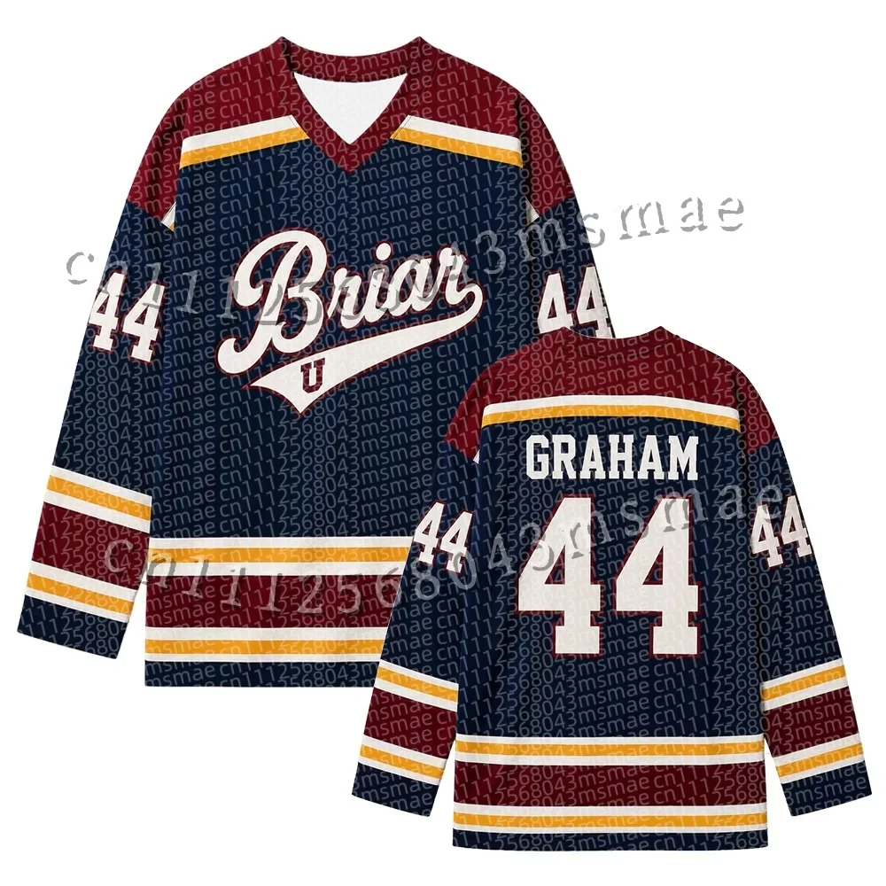 Hot TV Off Campus Briar University Hockey Jersey Graham 44 22 DI LAURENTIS 66 Tucker46 T-shirt Unisex Streetwear Women Men Child