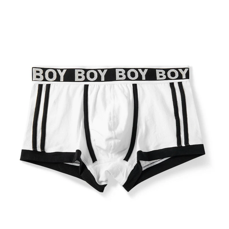 Fashion Men\'s Panties Underpants Cotton Soft Male Comfortable Breathable Boxer Shorts Youth U Bulge Pouch Sexy Underwear Cuecas