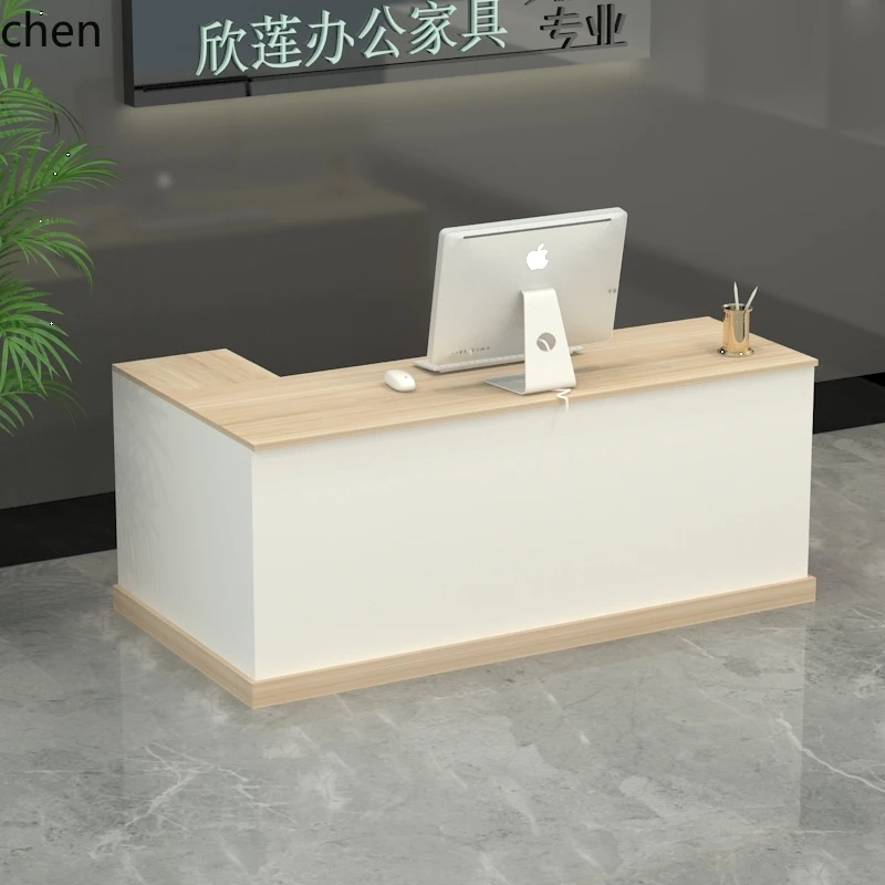 

YXY Cashier Counter Simple Modern Clothing Store Beauty Salon Reception Desk Small Bar Table Company Front