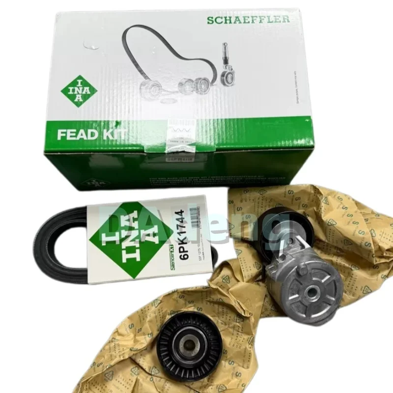 OEM Engine Belt 3‑Pieces Kit LR003651 LR000996 LR085466 For Land Rover Freelander 2 L359 2.2 TD4 4x4, Discovery Sport L550