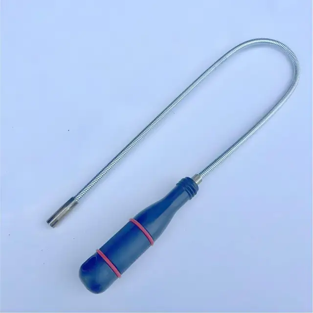 Elastyczny magnetyczny chwytak, giętki chwytak typu snake, giętki pręt magnetyczny do wykrywania upadłych przedmiotów, do podnoszenia z odpływów umywalkowych.