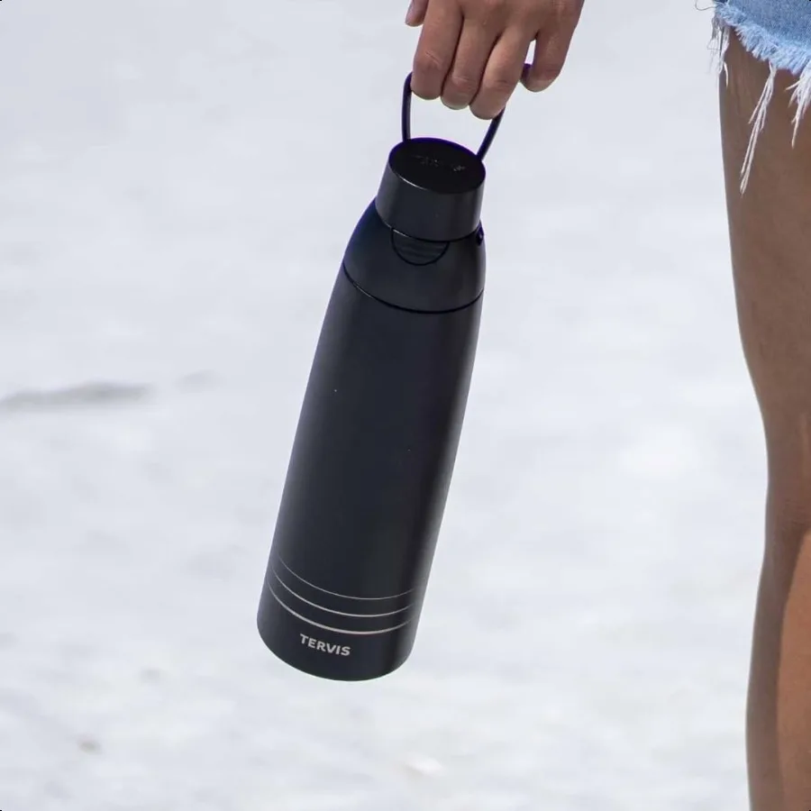 زجاجة مياه للمياه، تفاصيل السيف الضوئي، كوب معزول ثلاثي الجدران، كوب للسفر يحافظ على المشروبات الباردة والساخنة 36 أونصة من الفولاذ المقاوم للصدأ