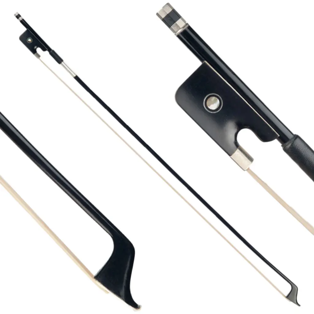 

Carbon Fiber 4/4 Cello Bow Advanced Round Stick Parisian Eyes Natural White Mongolia Horsehair