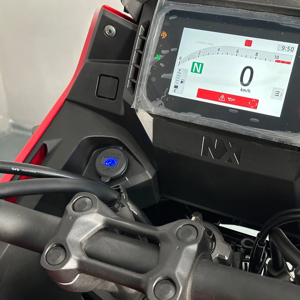 For HONDA NX500 NX400 CB500X CB400X NX 500 Motorcycle QC3.0 USB Charger 12V Power Outlet Connector Plug Dual USB Socket Cable