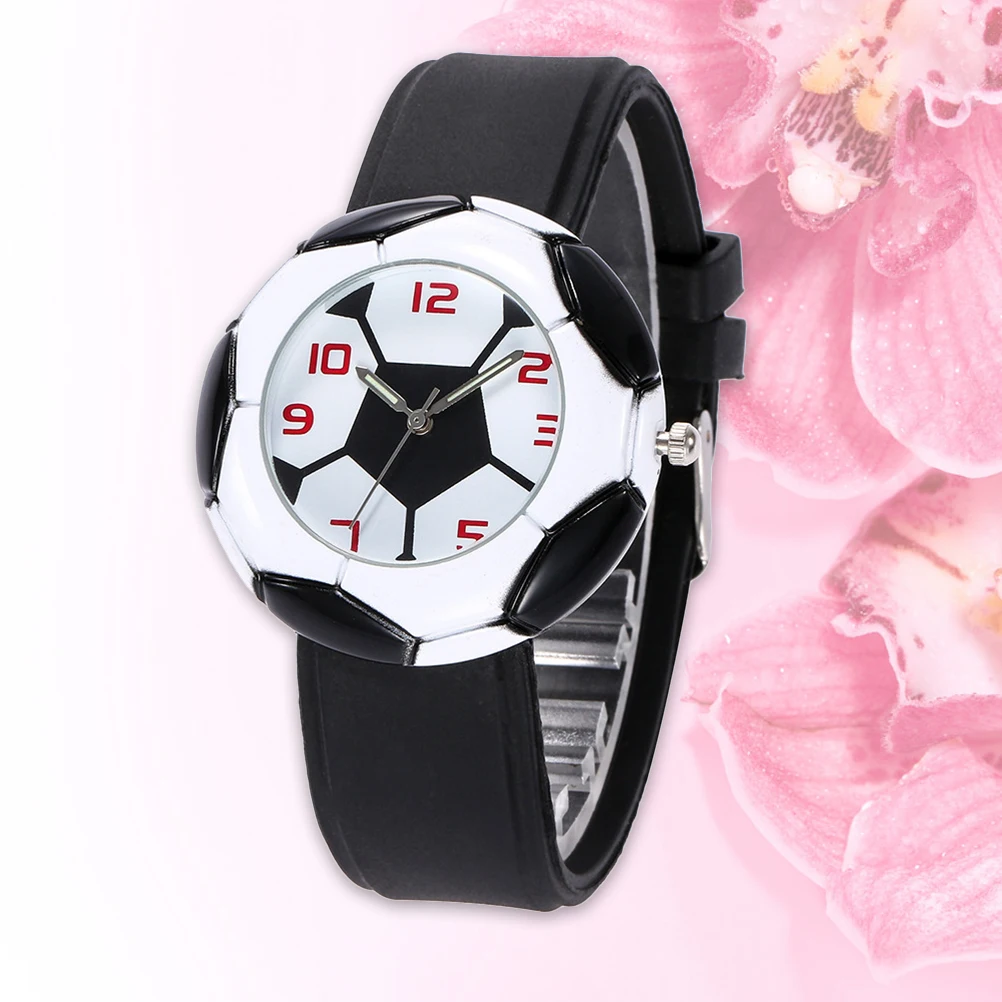 

Fashion Watch Silicone Cartoon Pearlescent Football Night Light Waterproof