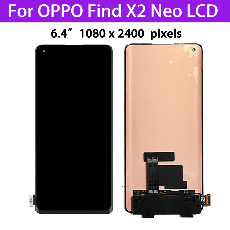 6.5 "Super Amoled Oppo Find X2 Neo 5G CPH2009 wyświetlacz montaż digitizera ekranu dotykowego dla Oppo Find X2Neo wymiana LCD — zdjęcie produktu 3