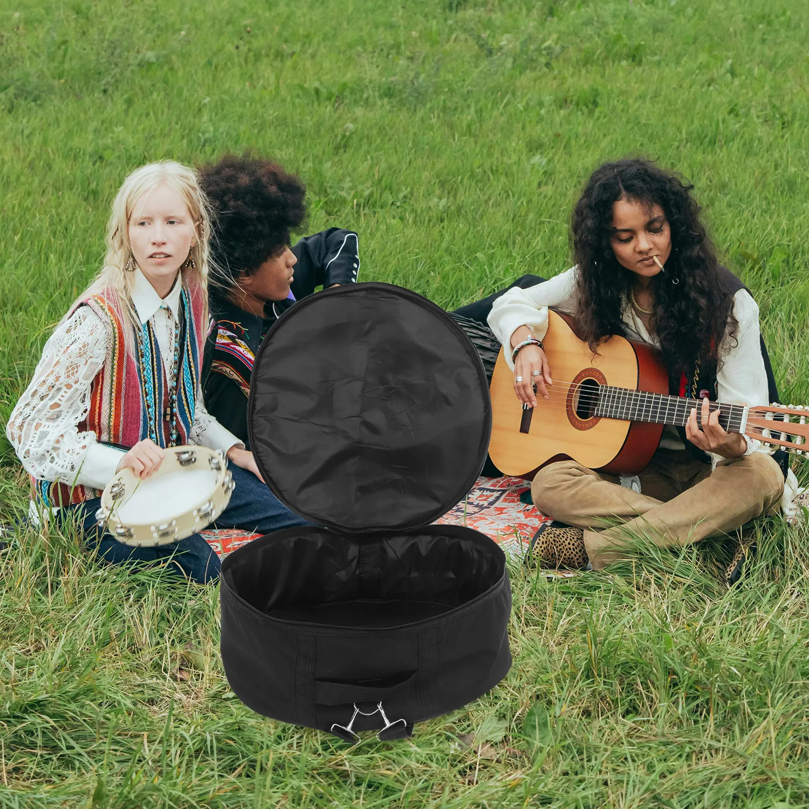 

1Pcs Snare Drum Bag Oxford Cloth Waterproof Portable Storage Case Backpack Handle Musical Instrument Protection