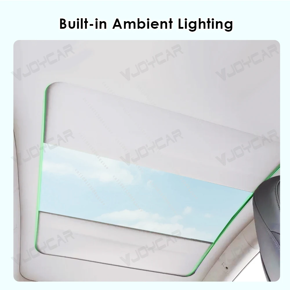 Electric Powered Sunshade for  Model Y New Jun/iper 2025 Voice Control Retractable Sunroof Heat UV Protection