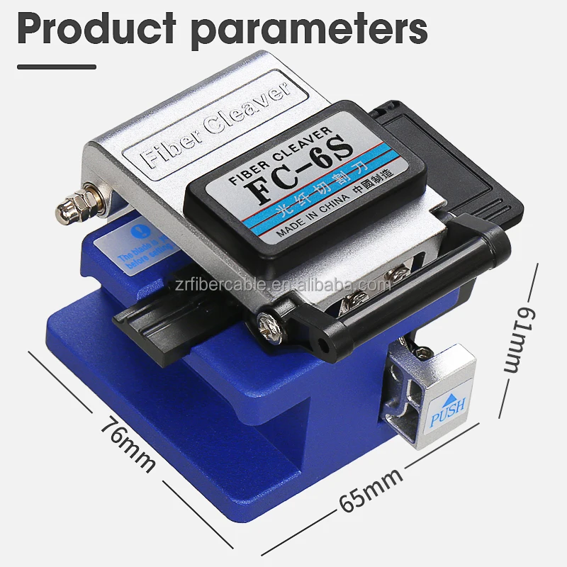 High Precision FC-6S FTTH Optical Fiber Cleaver Cable Cutter view 3