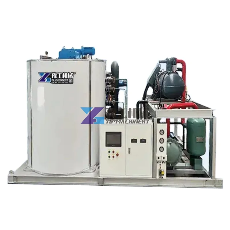 Full Automatic Industrial Flake Ice Machine 5 Tons Flake Ice Machine Maker