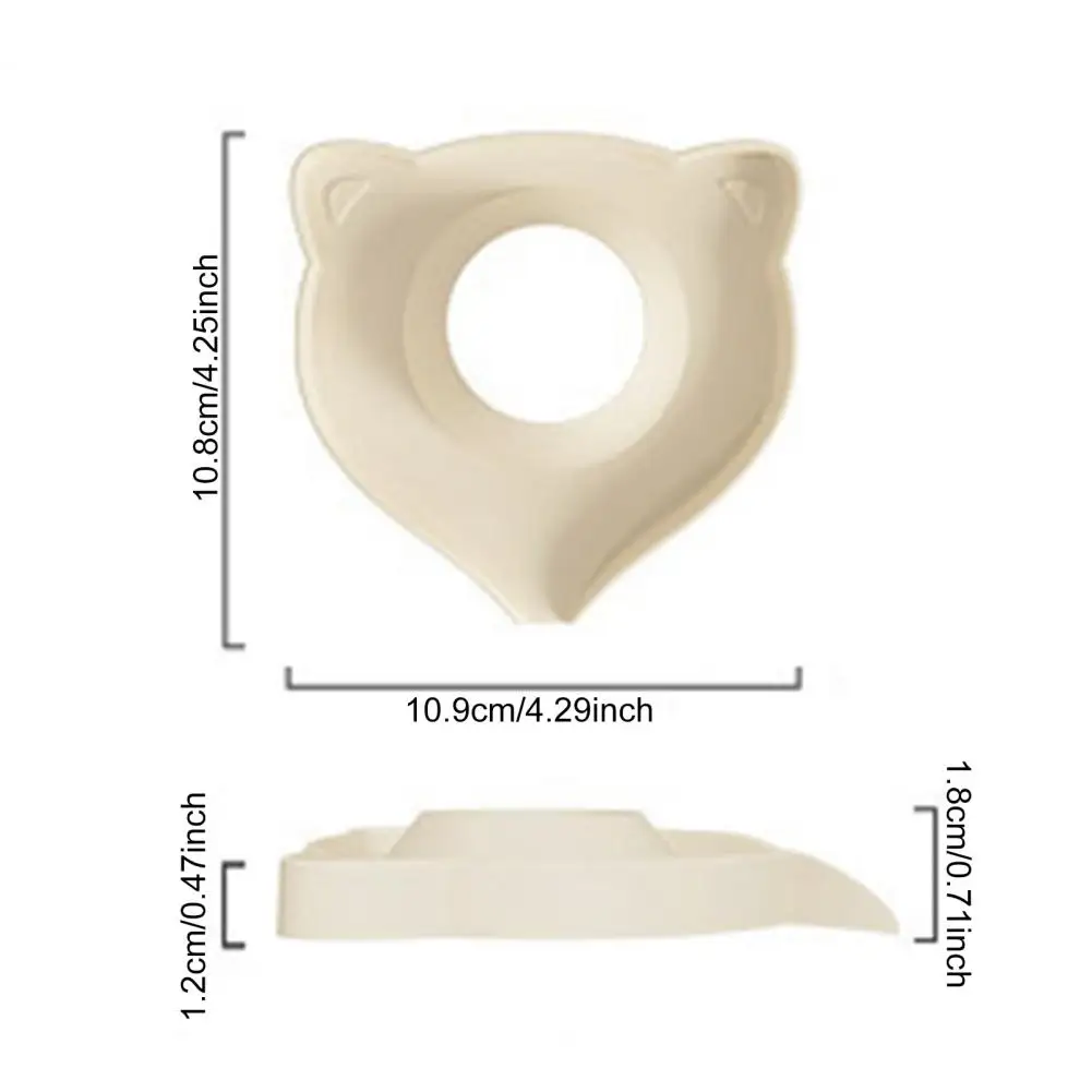 Countertop Faucet Drip Guard Kitchen Faucet Drip Catcher Silicone Faucet Splash Guard Drip Catcher with Drain Hole Cute Cartoon