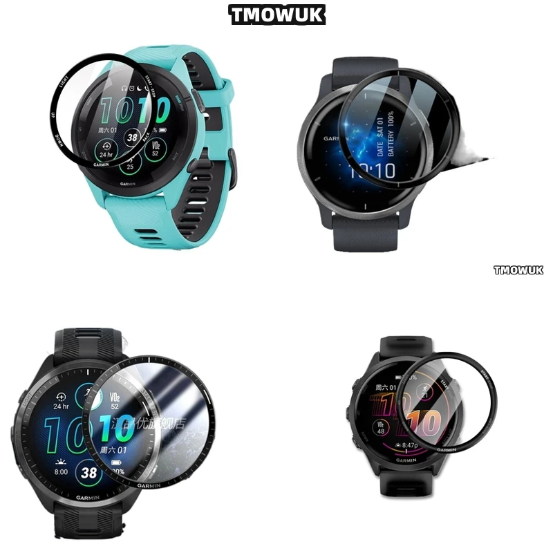 

For Garmin Forerunner 57 945 955 965 970 42mm 47mm PMMA Full Cover Anti - Scratch 3D Curved Screen Film