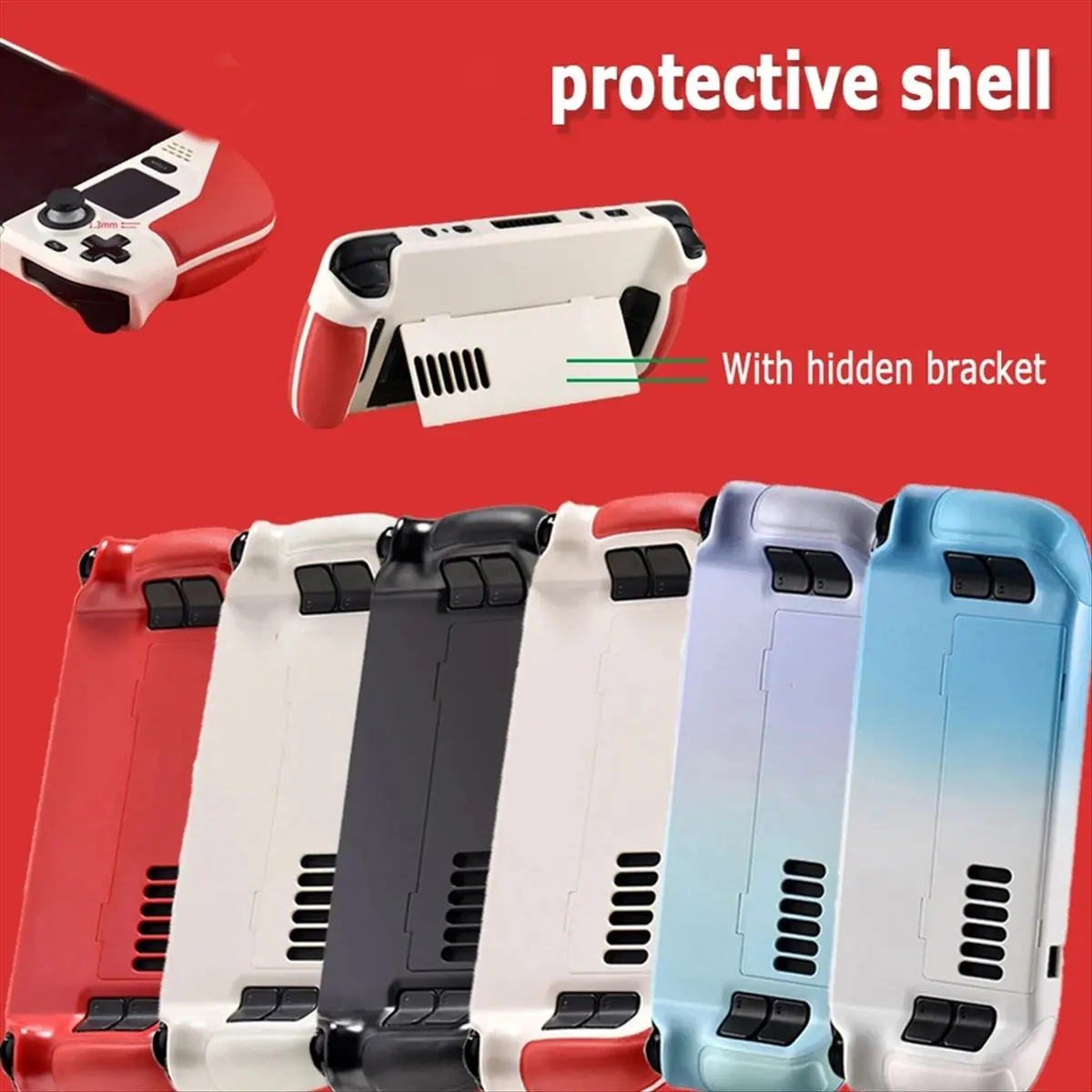 A72Z Protective Case for Cowhide Full Wrap Host Protective Grip Non-Slip Cover Hard Shell Bracket A
