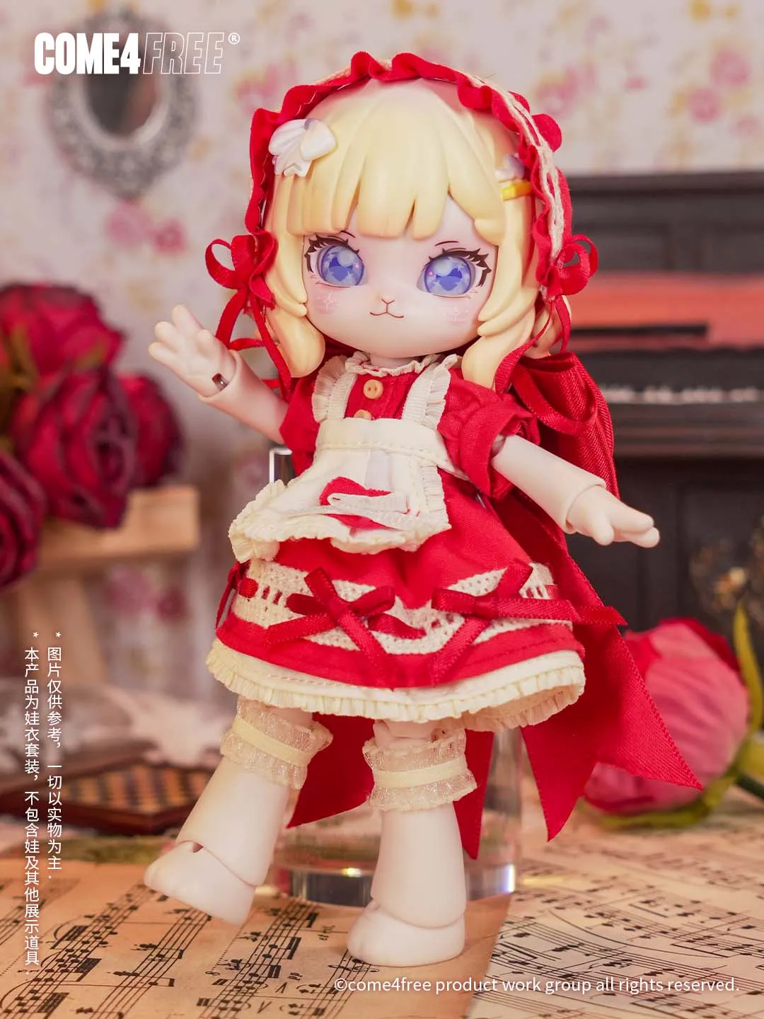 Come4free Bonnie Sweet Date 12 Points Bjd Doll Clothing Ob11 Doll Dress Suit For Stuffed Dolls Accessories Toys Gilrs