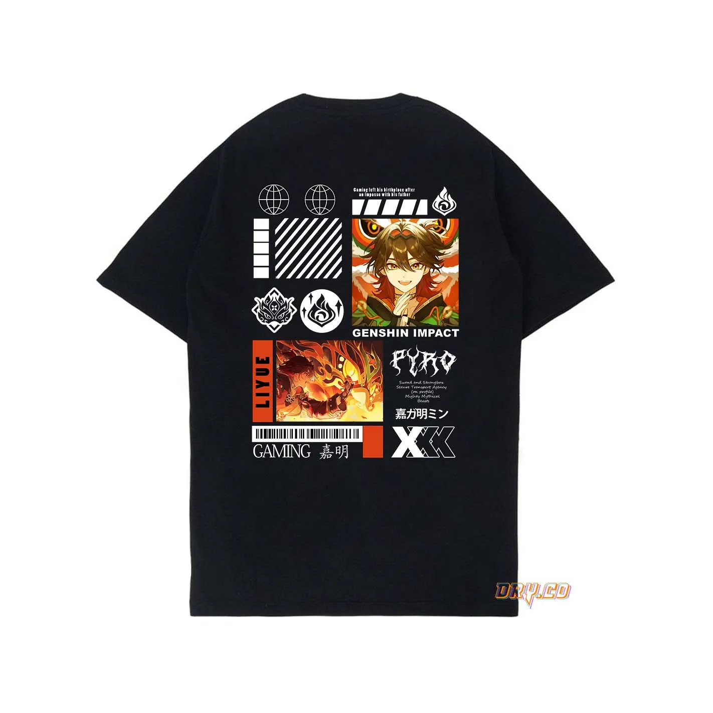 GAMING TEE KAOS GAME GENSHIN IMPACT(LIYUE) UNISEX PRIA WANITADRYCO