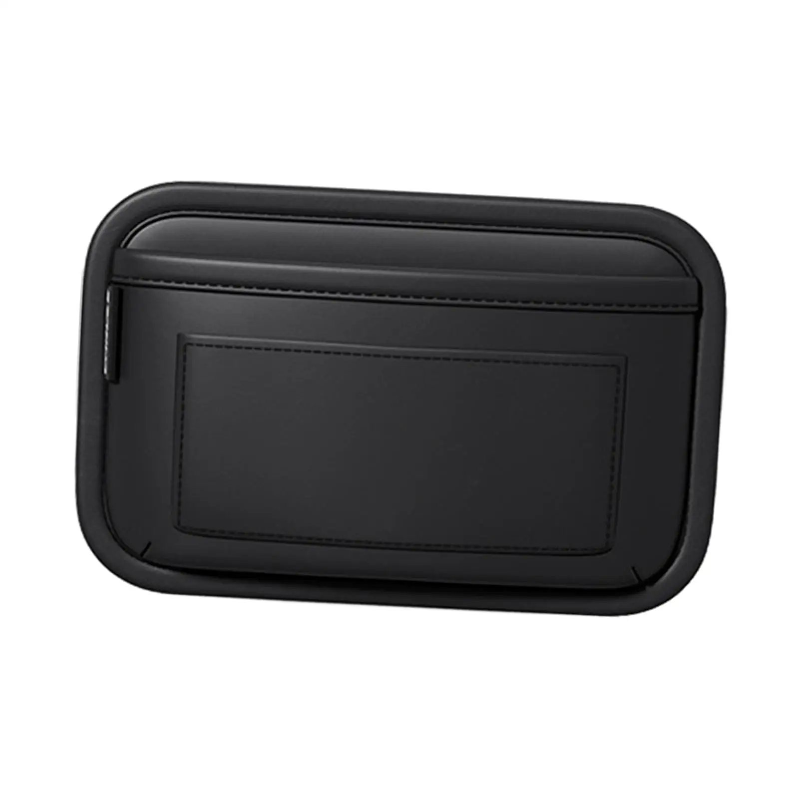 Universal Car Organizer PU Leather Phone Sunglasses Holder Easy Install for Car Storage Interior Decoration