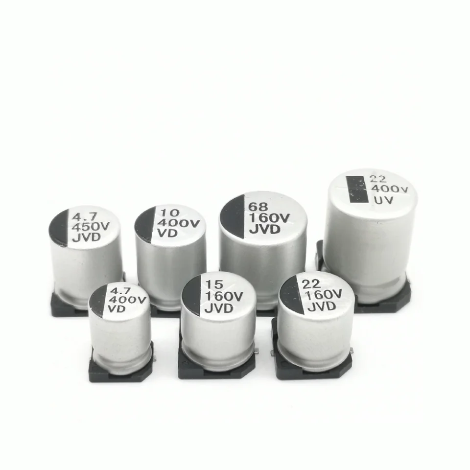 10PCS 6.3V 10V 16V 25V 35V 50V SMD Aluminum Electrolytic Capacitor 2.2UF 4.7UF 10UF 22UF 33UF 47UF 68UF 100UF 220UF 330UF 1000UF