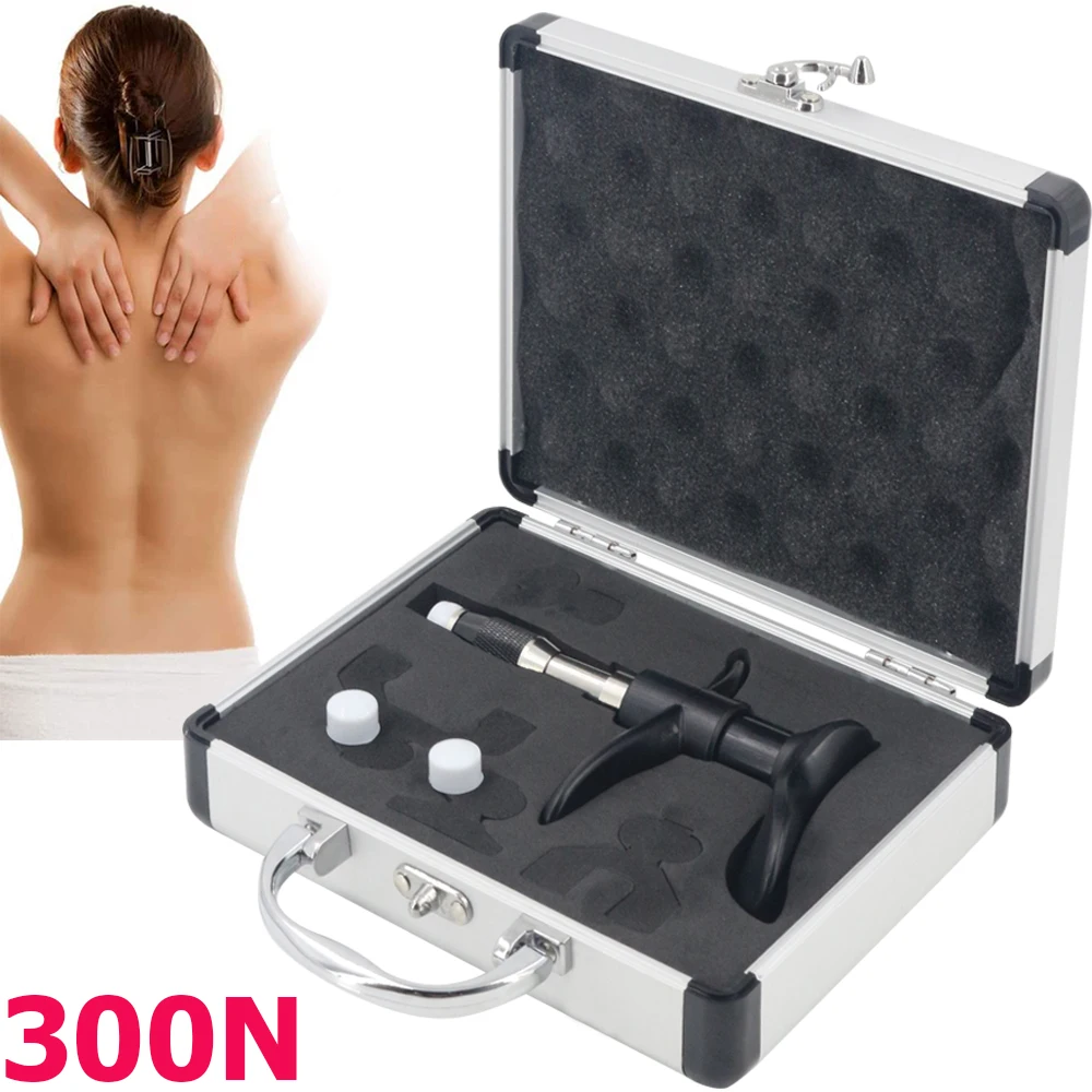 

New Manual Chiropractic Gun 10-Level Adjusting Tool Back Physical Massager Correction Instrument Portable Body Relaxation Device