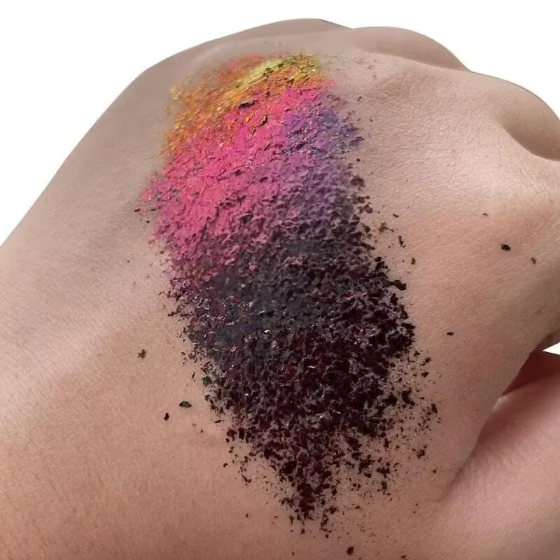 Black Red Super Shifting Chameleon Color Shift Flakes