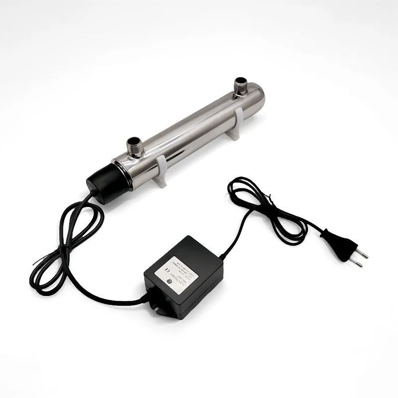 StainlessSteelUVWaterUltravioletTubeLampDirectDrinkDisinfectionTreatmentFilterAquariumFishTankPurifierCleaner