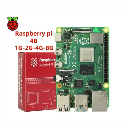 Raspberry Pi 4 Pi 5 Modelo B 2G 4G 8G Linux Visual Python Programación Suite Placa de desarrollo