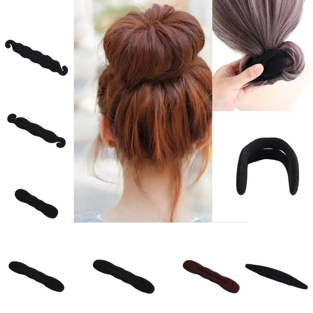 ผม Disk Donut ทรงผม Twist Maker โฟมฟองน้ําคลิป Easy Big แหวนผม Bun Maker แฟชั่น Bun Hairpins Bun Curler Braider