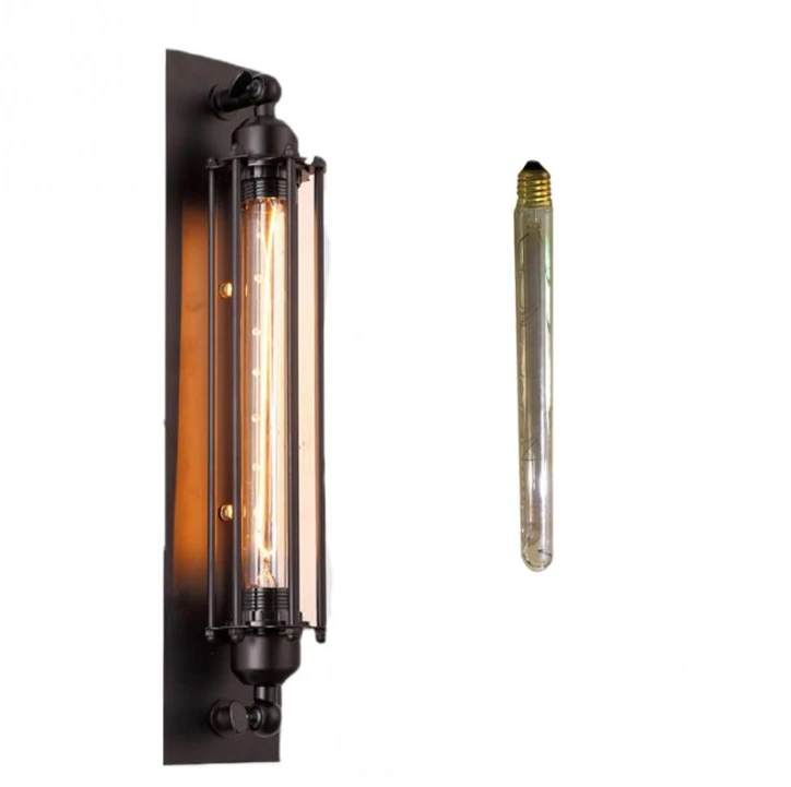 Antieke groeifluit wandlamp smeedijzeren Europese industriële stijl retro restaurant gang gangpad verlichting wandlamp decor vreugde