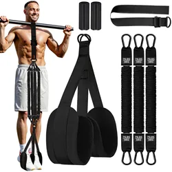 Pull Up Assistance Bands Set Resistance Strap Elastic Hanging Rope Pull Bar Fitness Home Men's Auxiliary Pull Latex Workout Band