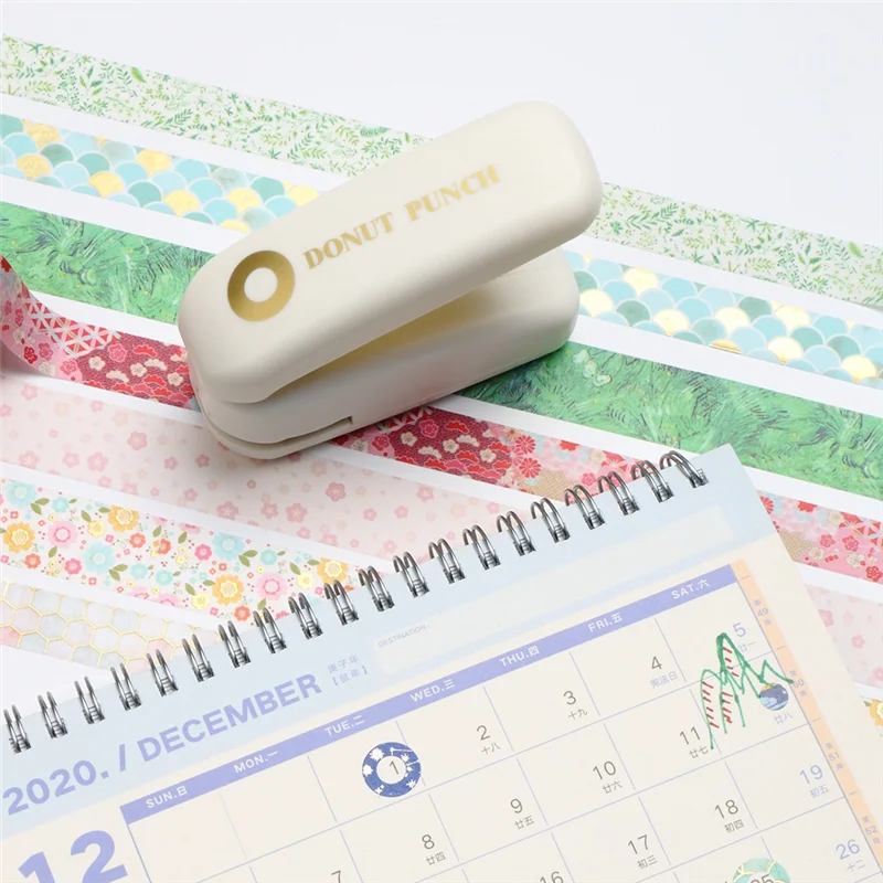 

KW-TRIO дырокол, бумажная лента Washi, дырокол для бумажной ленты, дырокол для отверстий в листьях, усиление отверстий для рукоделия, скрапбукинг