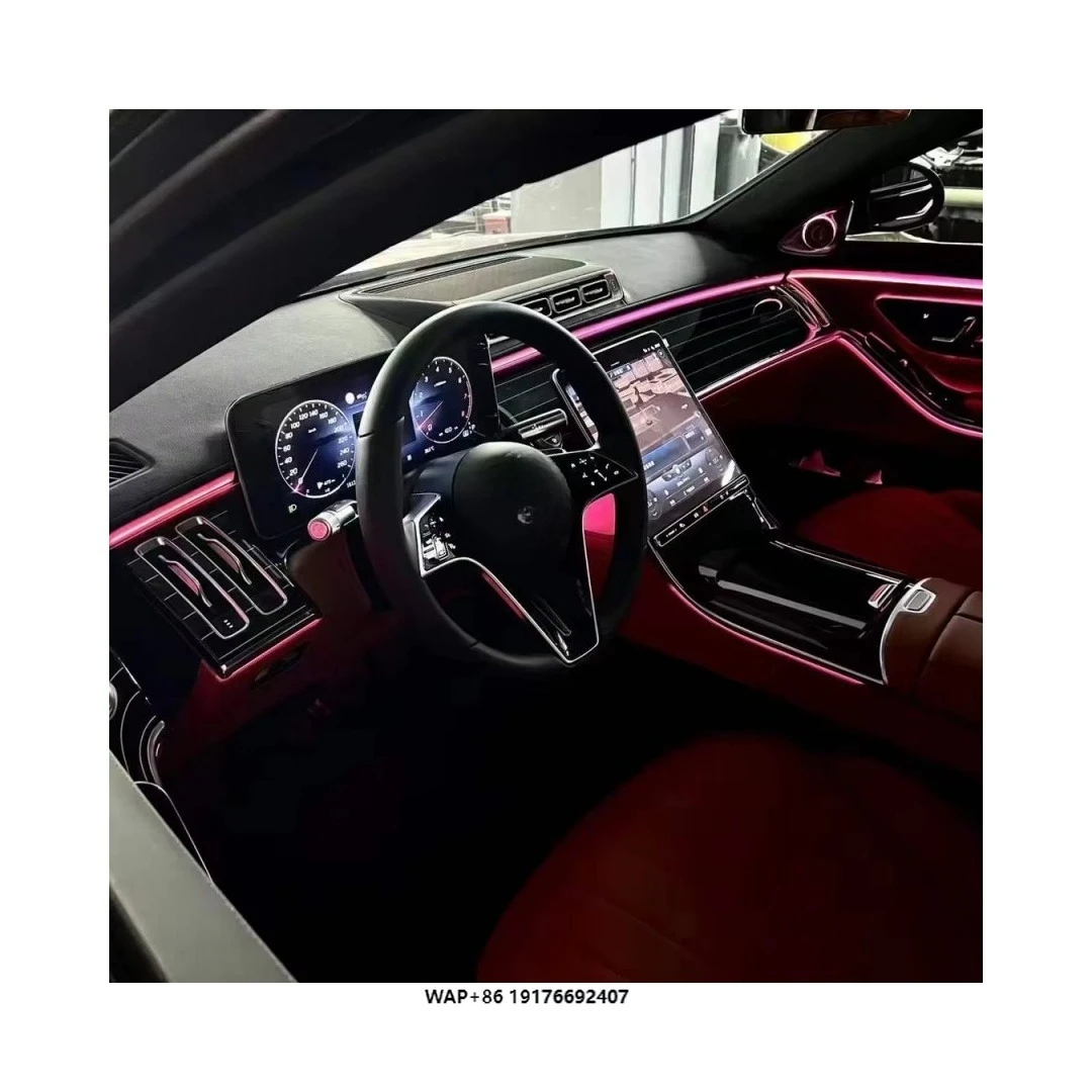 2023 Hot News  S-Class Steering Wheel Desk Luxury Interior Upgrade Kit Professional Factory Direct Sales Wood Box