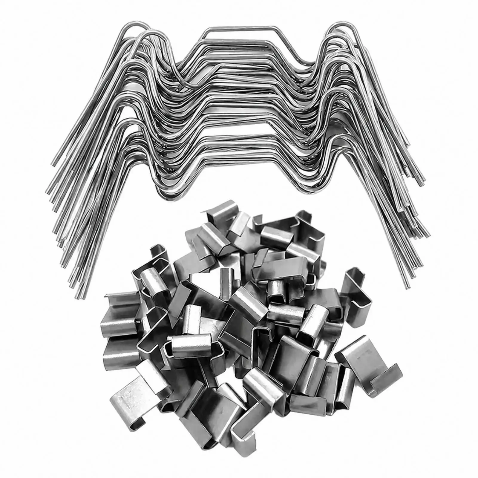 Replacement Greenhouse Panel Clip 304 Stainless Steel Glass Holder for Garden Greenhouse Frame Fixing Metal Clamp for DIY