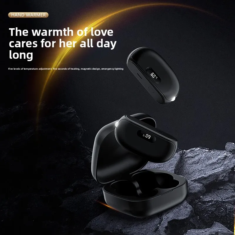 

New Magnetic Detachable Hand Warmer Charging Mini 2-In-1 Heat Pack, A Cute Gift For Your Girlfriend And Best Friend Charging Cas