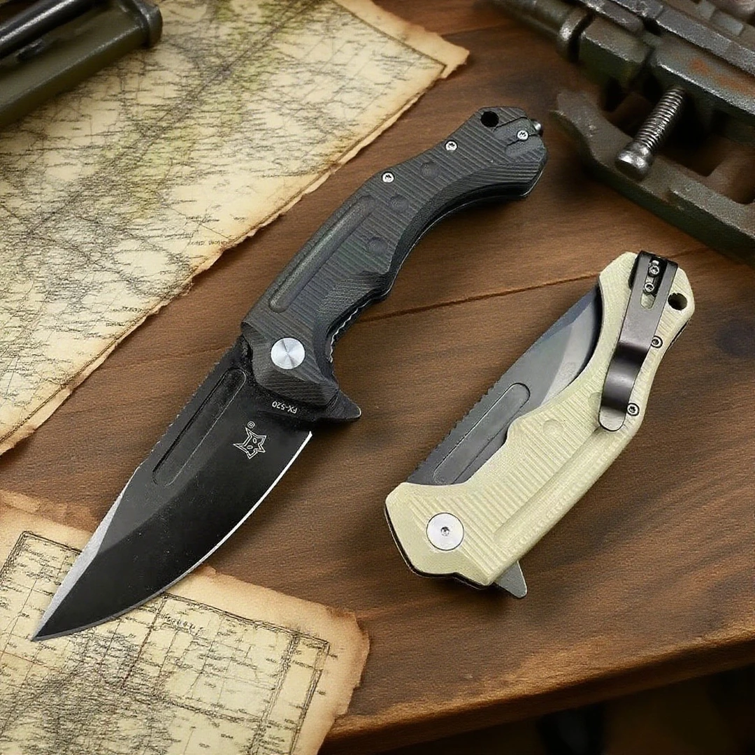 

FX-520 - Mini EDC Personalized Folding Knife, made of N690 steel, suitable for emergency rescue during outdoor camping.