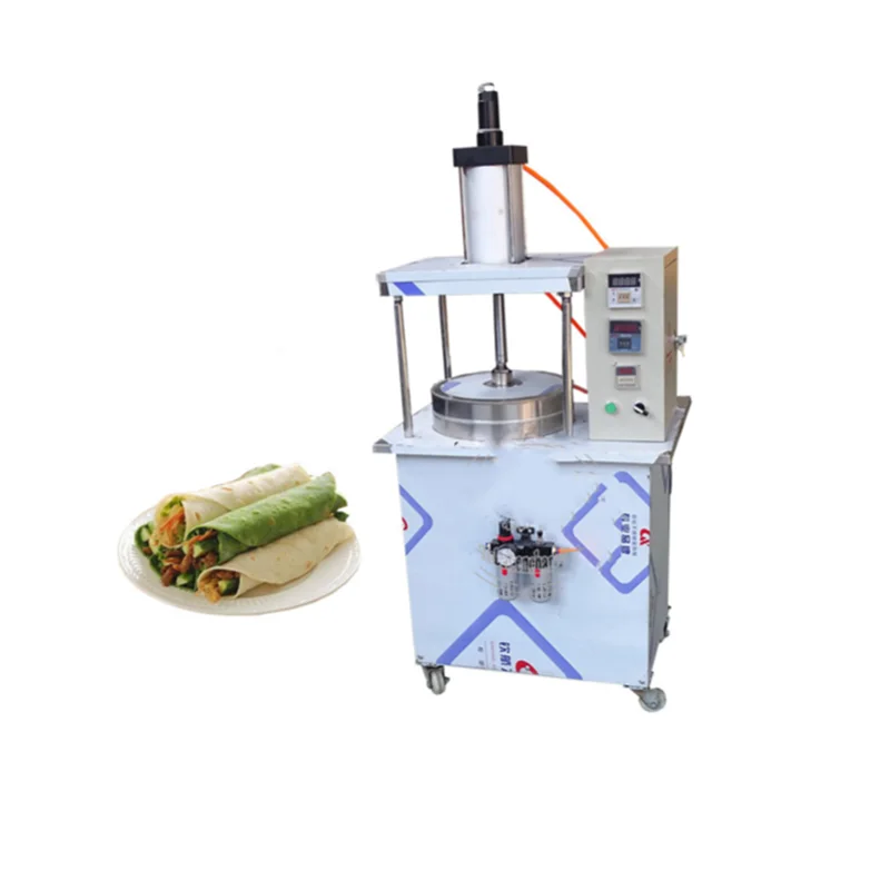 

Automatic Roti Chapati Maker Industrial Corn Tortilla Making Press Machine Spring Roll Skin Arabic Cake Pressing Machines