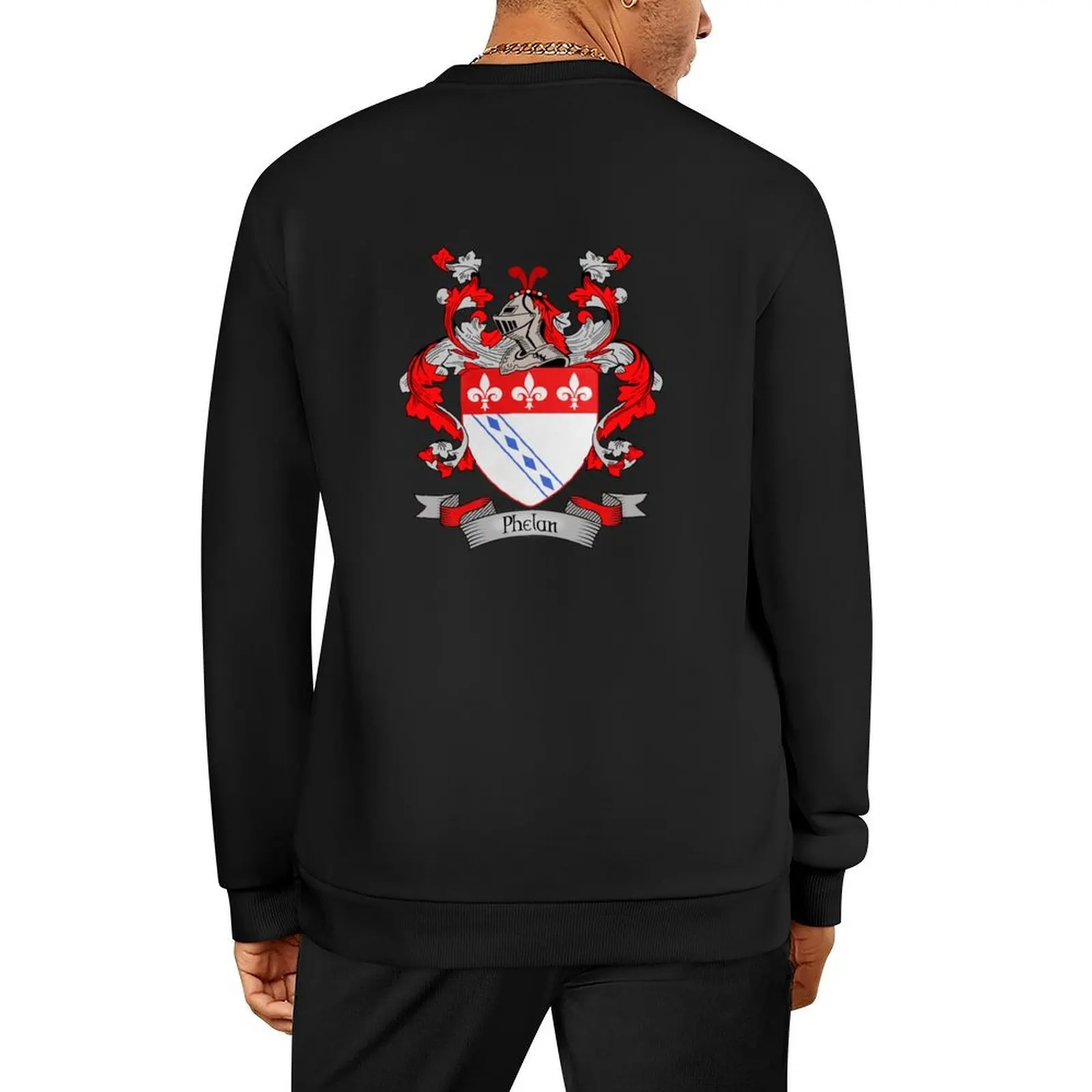 

Phelan Coat of Arms Phelan Family Crest Pullover men's clothing blouse tracksuit men autumn men's sweatshirts