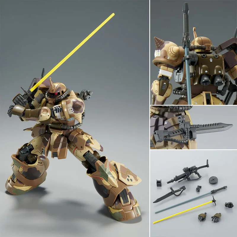 Bandai Original GUNDAM Model Kit HG PB MS-06GD ZAKU HIGH MOBILITY SURFACE TYPE 1/44 Anime Action Figure Assembly Model for Boy