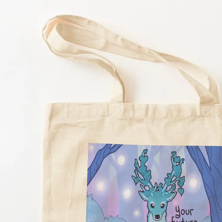 مستقبلك يستحق رؤية حقيبة يد أيل الغابة اللطيفة وحقائب تسوق وحقائب تسوق من القماش