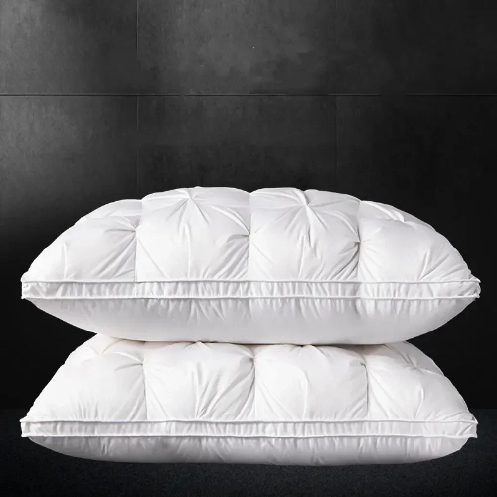 Comfortable Pillows for Sleeping 5-star Hotel Pillow Three-dimensional Soft Bilateral Washed Solid Color Pillow Sleeping Pillows