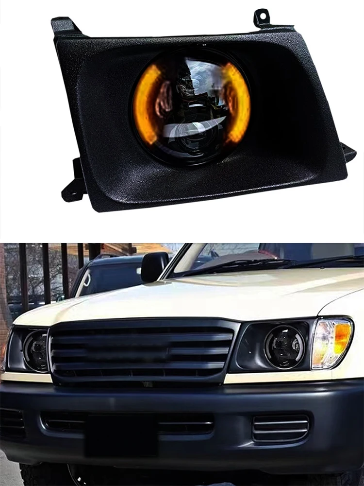 Customized Full LED Headlights For Toyota 4500 LC100 Bi-xenon Projector Lens Front Lamps With DRL view 5