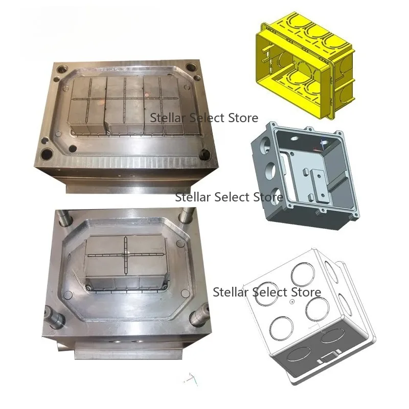 Customized Waterproof Enclosure Power Pvc Electrical Junction Box Molding Plastic  Mould