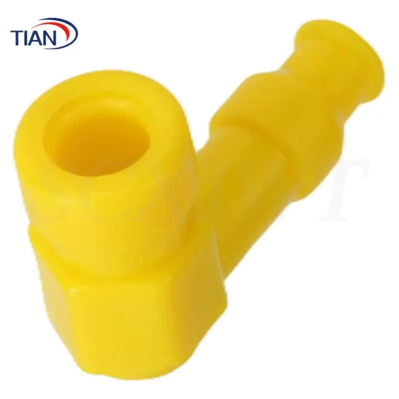 Yellow Spark Plug Cap Boot Waterproof Non Resistor Silicone Spark Plug Cap Suitable For Motorcycle Scooter Dirt Bike ATVHot
