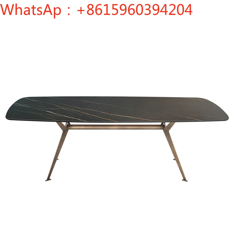 Italian imported rocky table table and chair combination light luxury living room household modern simple dining table