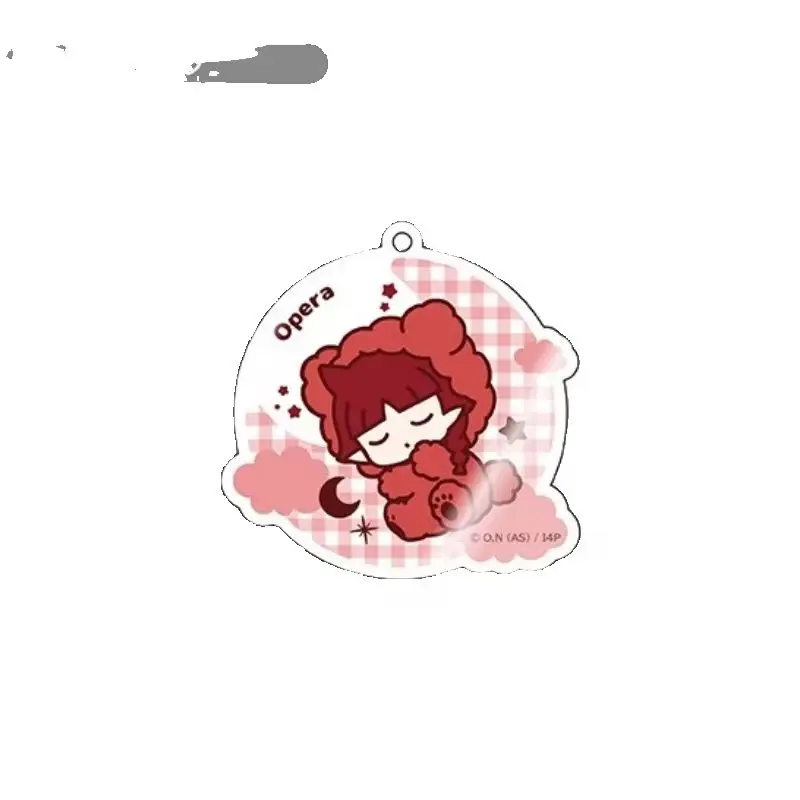 Anime Welcome to Demon School! Iruma-kun 2026 New Style Acrylic Pendant Keychains Display Bag KeyRing Gifts 6cm Anime Lovers
