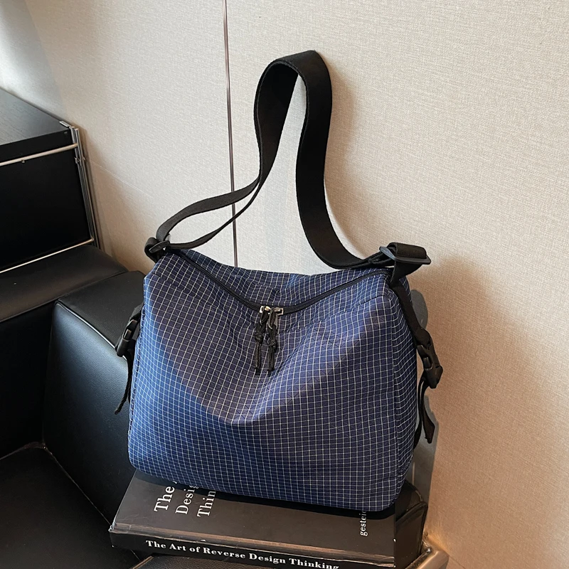 

Водонепроницаемая модная нейлоновая сумка на плечо, однотонная квадратная молния, повседневная сумка через плечо, Лидер продаж, сумки для женщин Bolsas Femininas