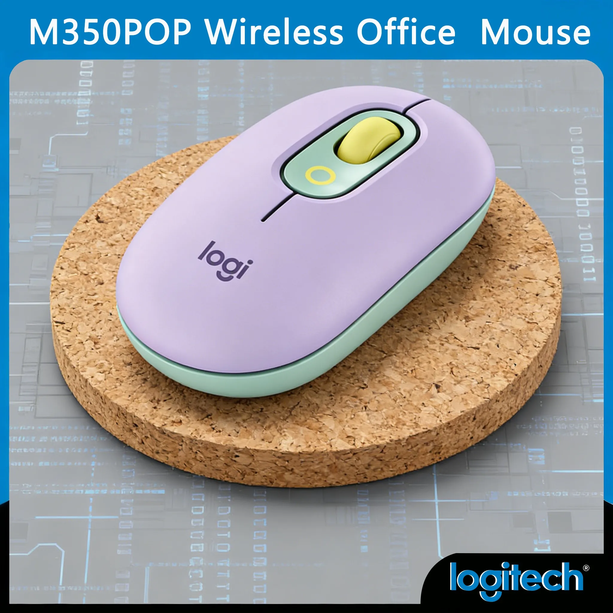 

Logitech M305POP Silent Mouse 3 Devices Connection for Office & Home