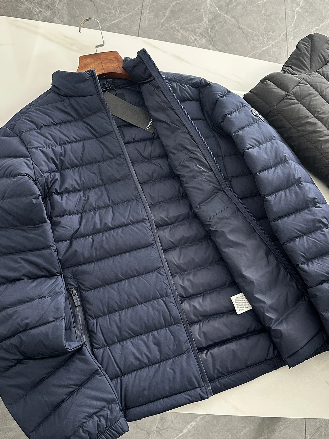 

Мужской повседневный легкий 90 Du down Jaet с воротником-стойкой, универсальный тонкий воротник из полиэфирного волокна, длинная застежка-молния