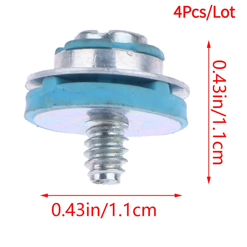 4Pcs Blue Screws For  3.5 HDD 400 600 800 480 680 880 G1 G2 G3 G4 Screws Isolation Grommet Mounting HDD Screws.