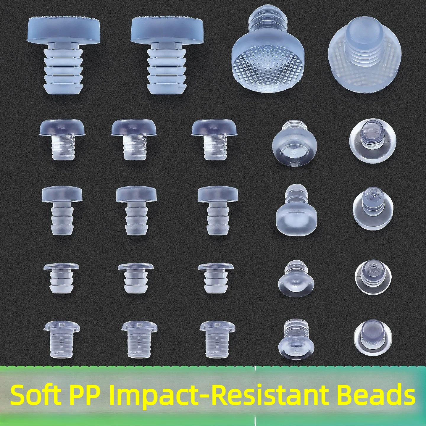 Clear PP Embedded Furniture Bumper Table Chair Leg Feet Bottom Glide Slide Pad Floor Protector Shockproof Accessories