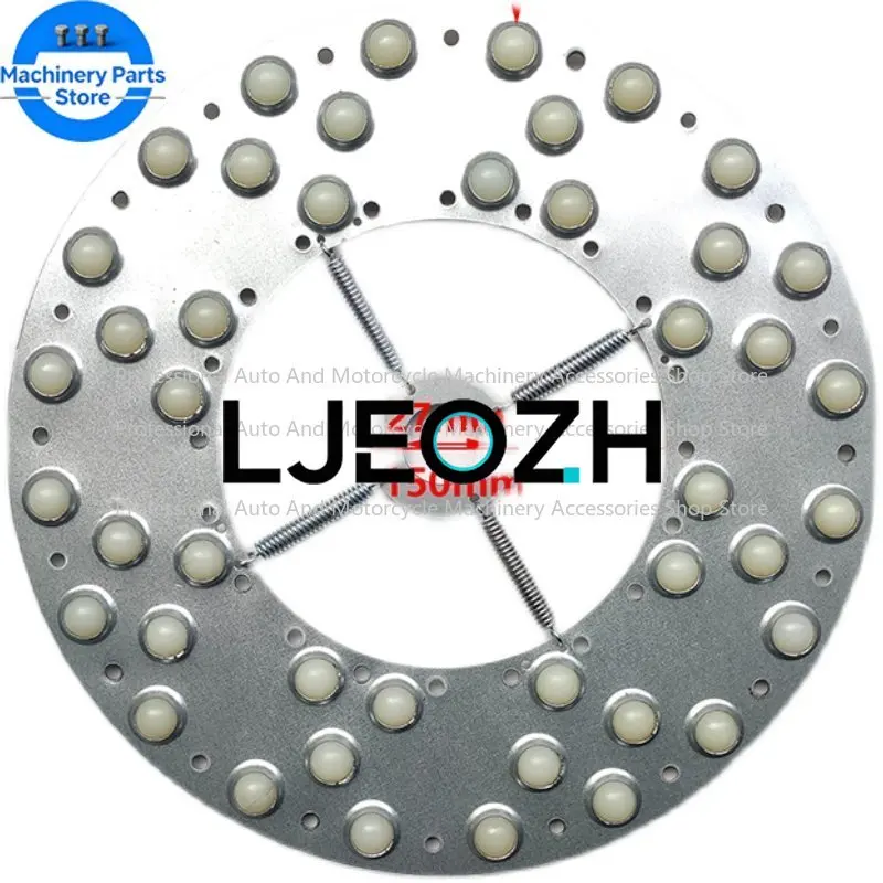 Z-type Rubber Bead Φ 15mm Four-wheel Positioning Corner Plate Inner Ball  Bearing Assembly